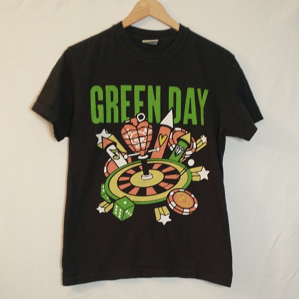 Green Day Comfort Colors Black Graphic Band T-Shirt Small